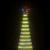 Pom de Crăciun LED 1544 LED-uri colorate 500 cm GartenMobel Dekor