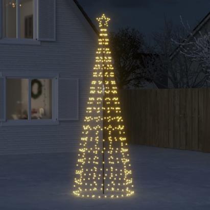 Pom de Crăciun cu LED-uri cu vârfuri 570 LED-uri alb cald 300cm GartenMobel Dekor
