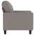 Fotoliu canapea, gri taupe, 60 cm, material textil GartenMobel Dekor