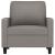 Fotoliu canapea, gri taupe, 60 cm, material textil GartenMobel Dekor