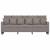 Canapea cu 3 locuri, taupe, 180 cm, material textil GartenMobel Dekor