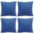 Perne de canapea, 4 buc., albastru regal, 40x40 cm, textil GartenMobel Dekor