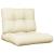 Perne de paleți, 2 buc., crem, material textil GartenMobel Dekor