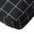 Perne de paleți, 2 buc., negru carouri, textil GartenMobel Dekor