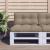 Perne de paleți, 2 buc., gri taupe, material textil GartenMobel Dekor