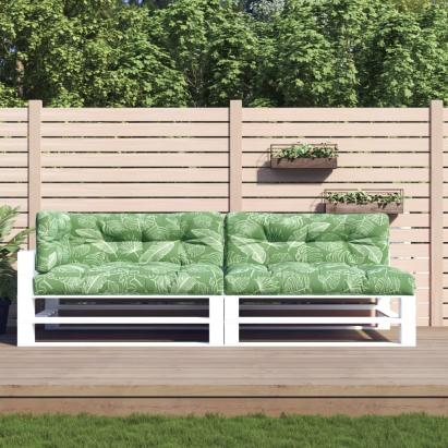 Perne de paleți, 5 buc., model cu frunze  textil GartenMobel Dekor