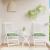 Perne de scaun, 2 buc., 40x40x7 cm, textil, model frunze GartenMobel Dekor