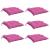 Perne pentru scaun, 6 buc., roz, 40x40x7 cm, material textil GartenMobel Dekor
