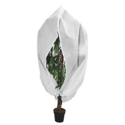 Protecție de fleece plante, cu fermoar, 70 g/m², 3,93x3,5 m GartenMobel Dekor