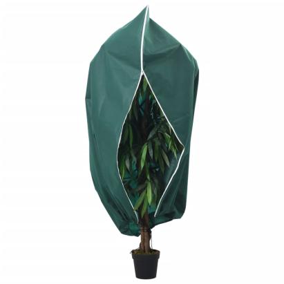 Protecție de fleece plante, cu fermoar, 70 g/m², 3,14x2,5 m GartenMobel Dekor