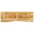 Blat birou cu decupaj curbat 160x50x2,5cm lemn masiv mango brut GartenMobel Dekor