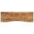Blat birou cu decupaj curbat 160x50x2,5cm lemn masiv mango brut GartenMobel Dekor