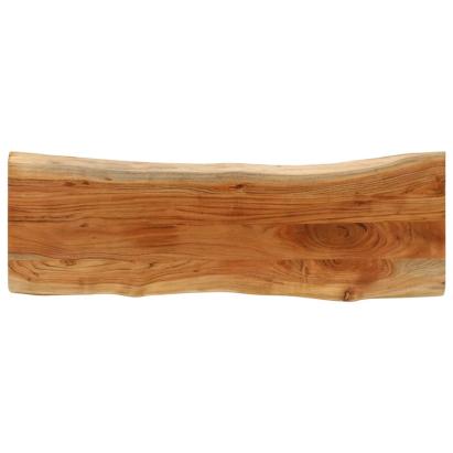 Blat masă 110x40x3,8 cm dreptunghiular lemn acacia margine vie GartenMobel Dekor