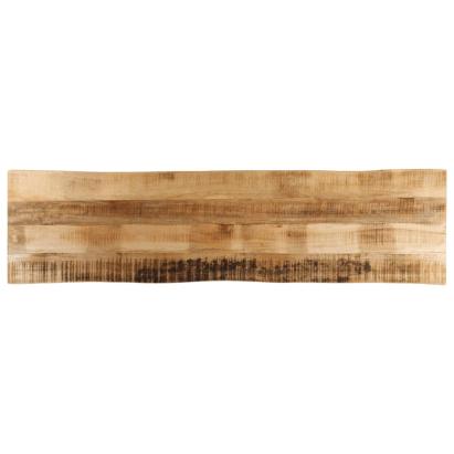 Blat de masă contur natural 180x40x2,5 cm lemn masiv mango brut GartenMobel Dekor