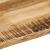 Blat de masă contur natural 80x80x3,8 cm lemn masiv mango brut GartenMobel Dekor
