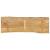 Blat masă cu margini naturale, 120x40x2,5 cm, lemn masiv mango GartenMobel Dekor