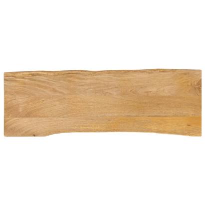 Blat masă cu margini naturale, 140x40x2,5 cm, lemn masiv mango GartenMobel Dekor