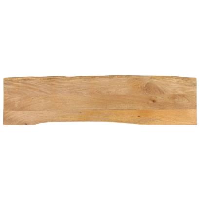 Blat masă cu margini naturale, 160x40x2,5 cm, lemn masiv mango GartenMobel Dekor
