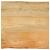 Blat masă cu margini naturale, 60x60x2,5 cm, lemn masiv mango GartenMobel Dekor