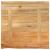 Blat masă cu margini naturale, 60x60x2,5 cm, lemn masiv mango GartenMobel Dekor