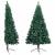 Jumătate brad Crăciun artificial cu set globuri verde 240 cm GartenMobel Dekor