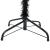 Brad Crăciun pre-iluminat cu set globuri, negru, 120 cm, PVC GartenMobel Dekor