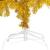 Brad Crăciun pre-iluminat cu set globuri, auriu, 120 cm, PET GartenMobel Dekor
