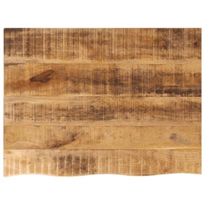 Blat de masă margine naturală, 80x60x2,5 cm, lemn masiv mango GartenMobel Dekor