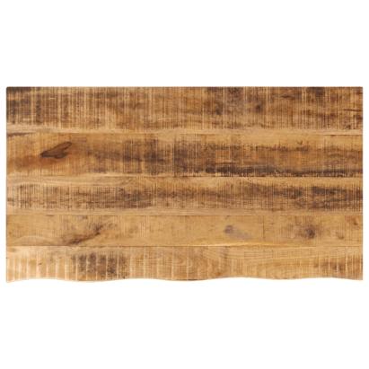 Blat de masă margine naturală, 100x60x2,5 cm, lemn masiv mango GartenMobel Dekor