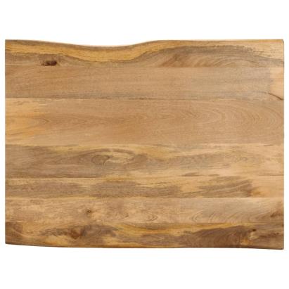 Blat masă cu margini, 110x80x2,5 cm, lemn masiv mango GartenMobel Dekor