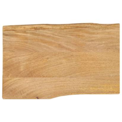 Blat masă cu margini, 60x40x3,8 cm, lemn masiv mango GartenMobel Dekor