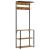 Cuier de haine cu pantofar, 68x30x182 cm, lemn masiv mango brut GartenMobel Dekor