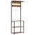 Cuier de haine cu pantofar, 68x30x182 cm, lemn masiv mango brut GartenMobel Dekor