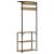 Cuier de haine cu pantofar, 68x30x182 cm, lemn masiv mango brut GartenMobel Dekor