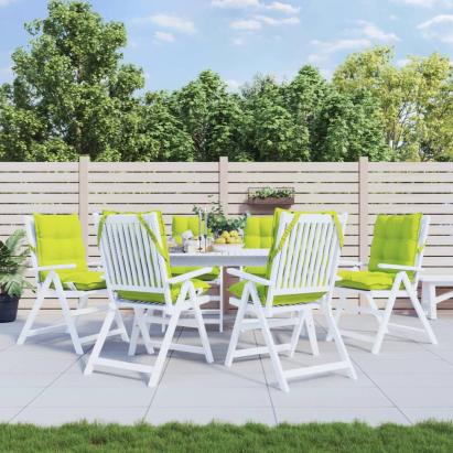 Perne scaun cu spătar mic, 6 buc, vernil, țesătură Oxford GartenMobel Dekor