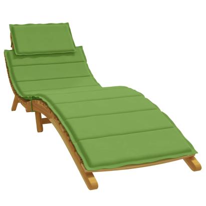 Pernă de șezlong, melanj verde, 186x58x4 cm textil GartenMobel Dekor
