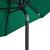 Umbrelă soare de grădină stâlp din lemn verde 225x225x212 cm GartenMobel Dekor