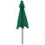 Umbrelă soare de grădină stâlp din lemn verde 225x225x212 cm GartenMobel Dekor