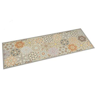 Covor de bucătărie lavabil pastel hexagonal, 60x180 cm, catifea GartenMobel Dekor