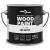 Vopsea pentru lemn Negru 16.5 x 16.5 x 15.9 cm GartenMobel Dekor