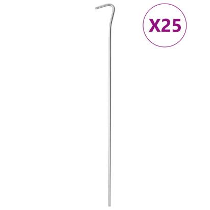 Țăruși de cort, 25 buc., 30 cm, Ø4 mm, oțel galvanizat GartenMobel Dekor