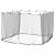 Plasa tantari 156 ochiuri negru 300x300x200cm GartenMobel Dekor