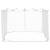 Plasa tantari 156 ochiuri alb 300x300x200 cm GartenMobel Dekor