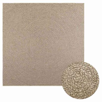 Covor ZIZUR aspect iută, 200x200cm, pentru interior și exterior GartenMobel Dekor