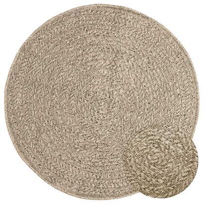 Covor ZIZUR aspect iută, Ø 90 cm, pentru interior și exterior GartenMobel Dekor