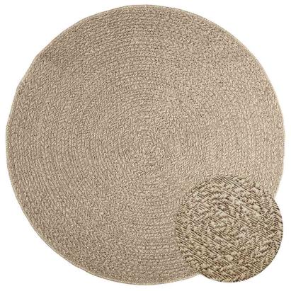 Covor ZIZUR, aspect iută, Ø 160 cm, pentru interior și exterior GartenMobel Dekor