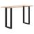 Picioare de masă de bar în formă de U, 2 buc., negru, 50x(100-101) cm, oțel GartenMobel Dekor