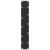 Picioare de masă de bar în formă de U, 2 buc., negru, 50x(100-101) cm, oțel GartenMobel Dekor