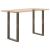 Picioare de masă de bar în formă de U, 2 buc., oțel natural, 60 x (100-101) cm GartenMobel Dekor