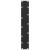Picioare de masă de bar în formă de U, 2 buc., negru, 50x(110-111) cm, oțel GartenMobel Dekor
